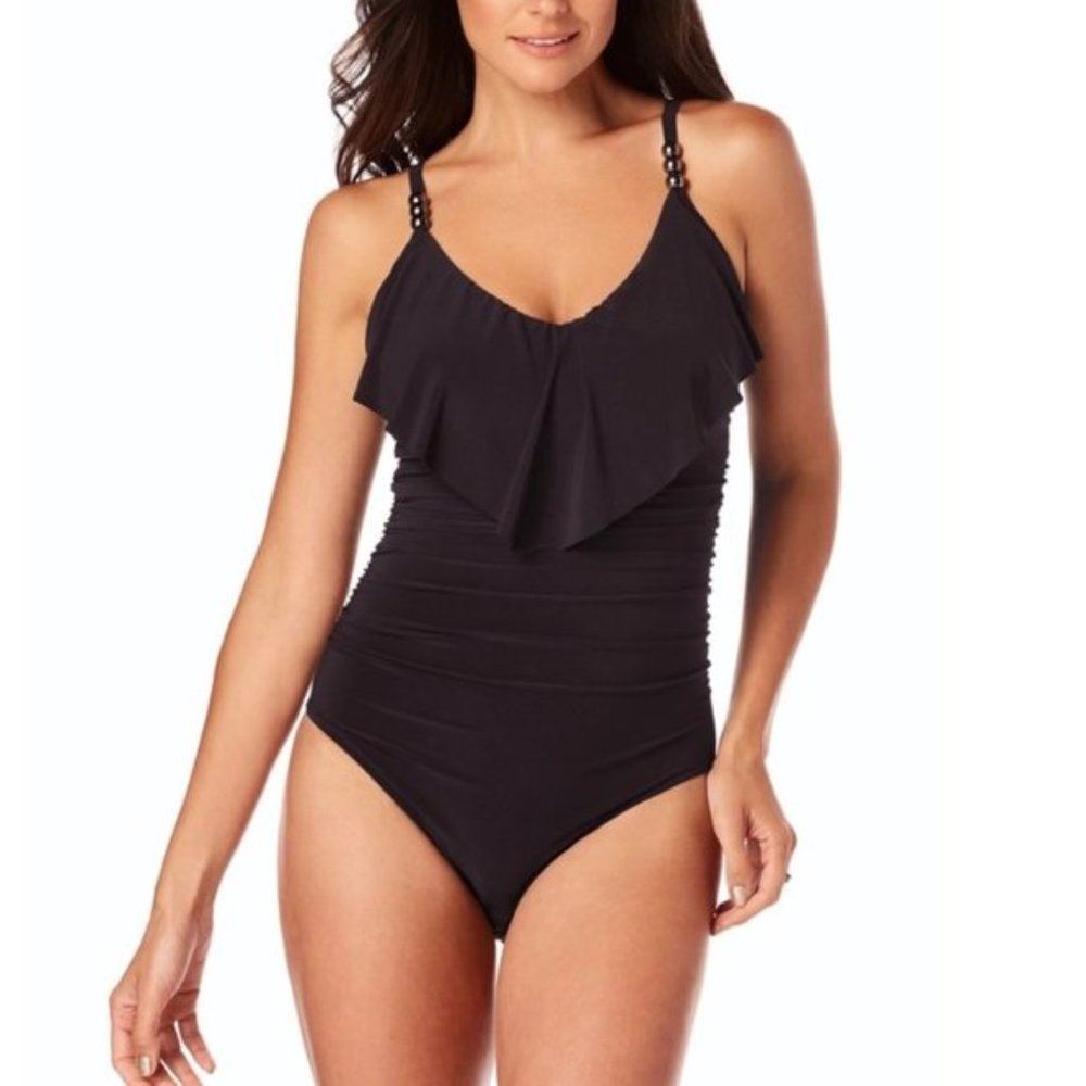NWOT Magicsuit Isabel Ruffle Underwire Swimsuit
